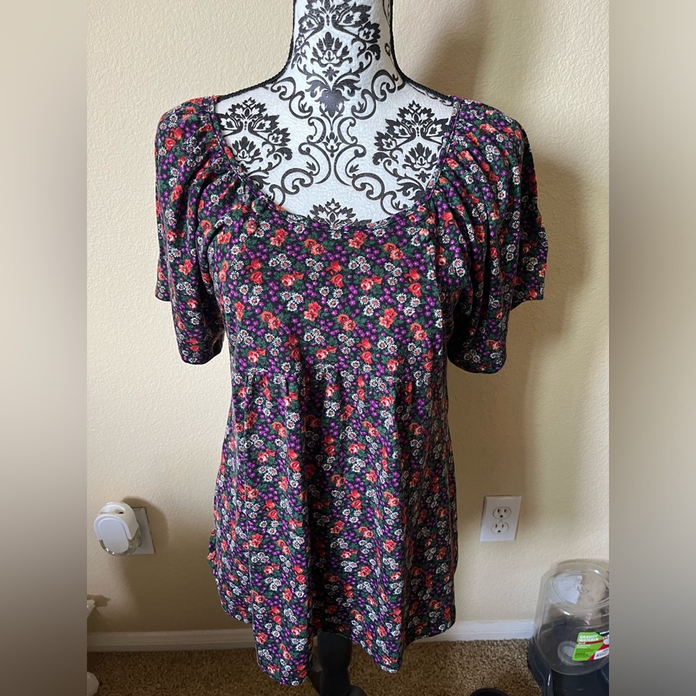 Ashley Judd Babydoll Top Size Large